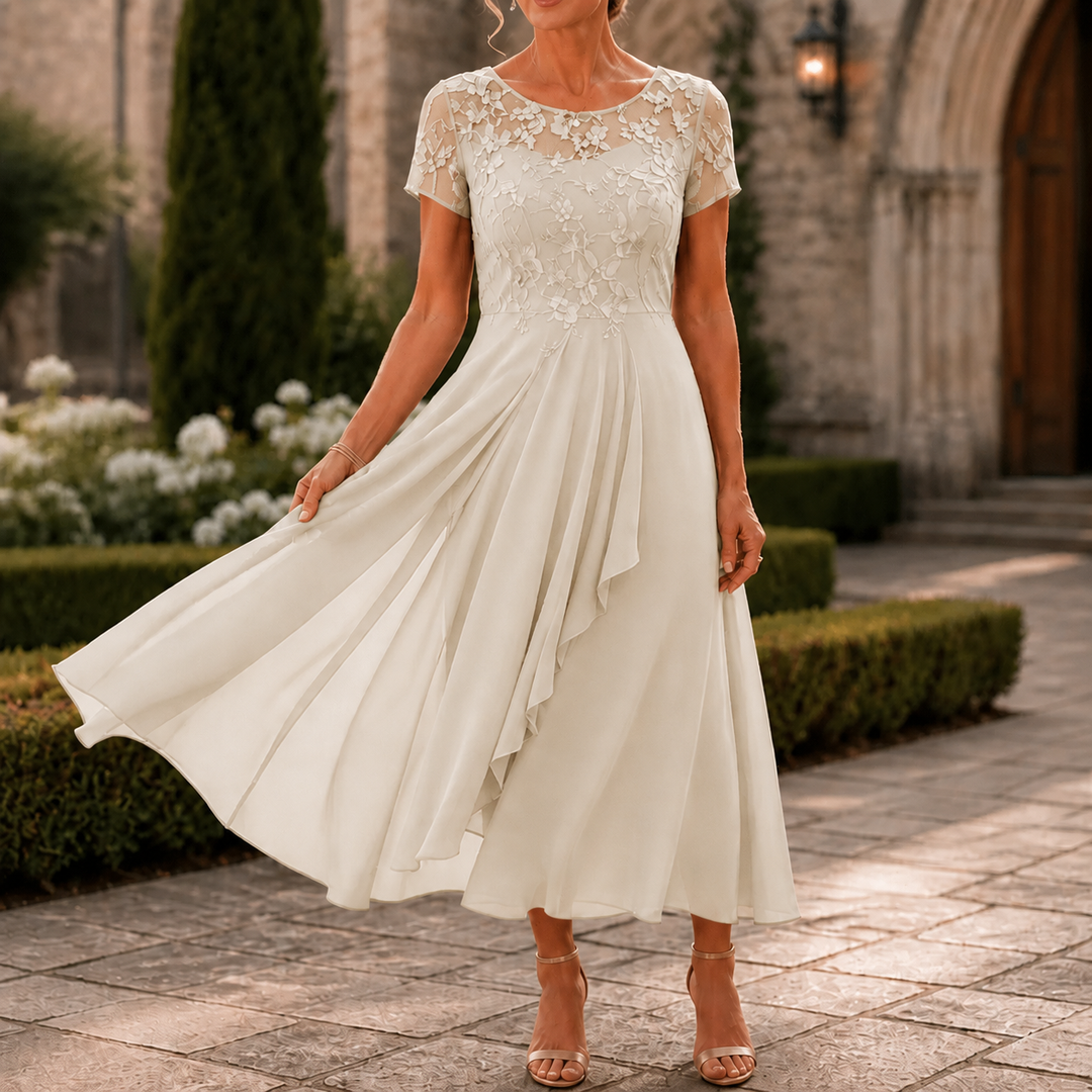 Lucy | Sophisticated Floral Lace Dress