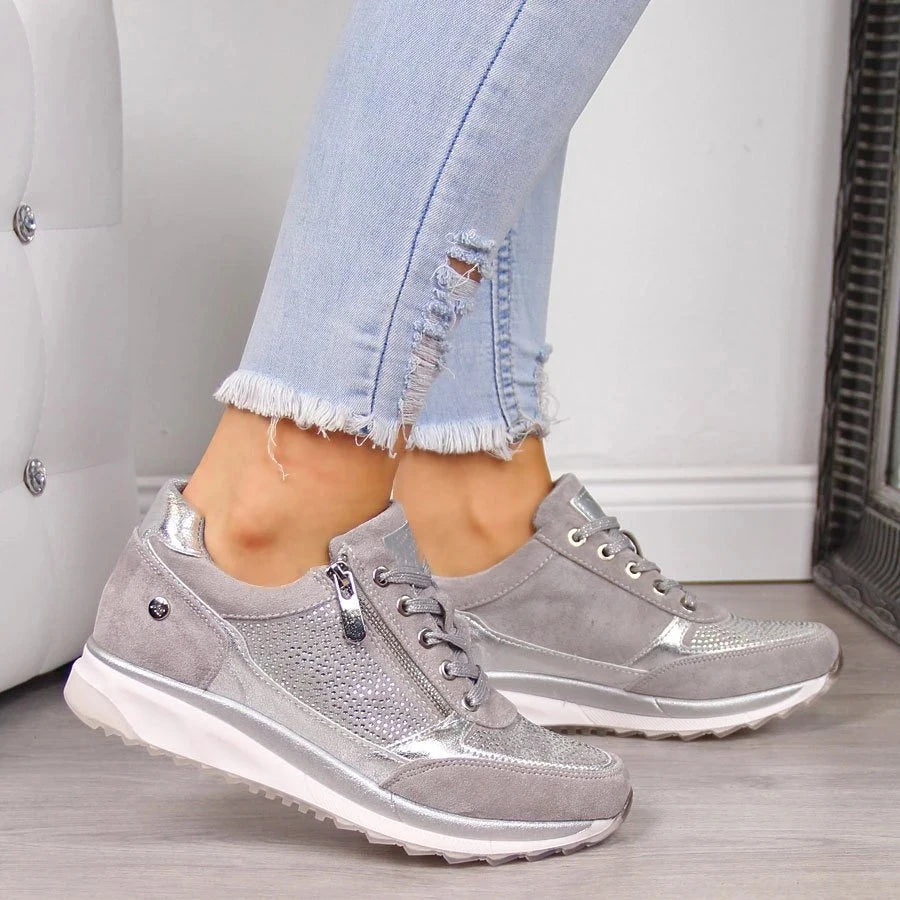 Mylah | Zip-Up Sneakers