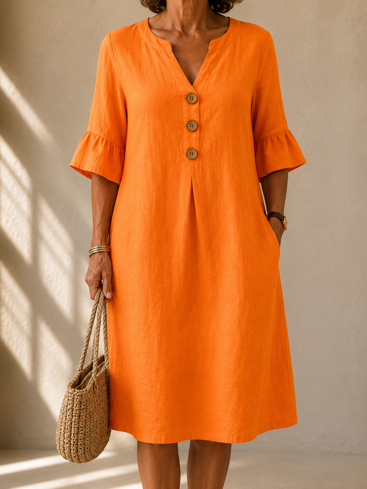 Hazel | Button Dress