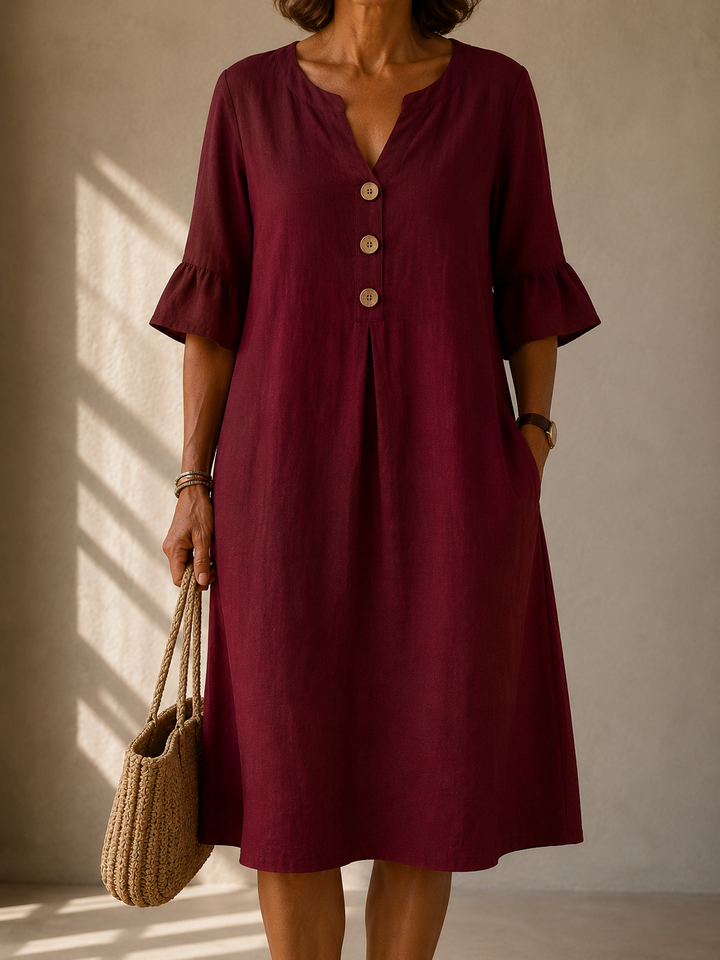 Clara | Button Dress