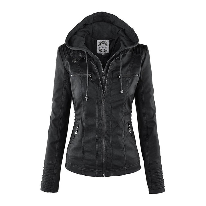 Callista | Hooded Moto Jacket