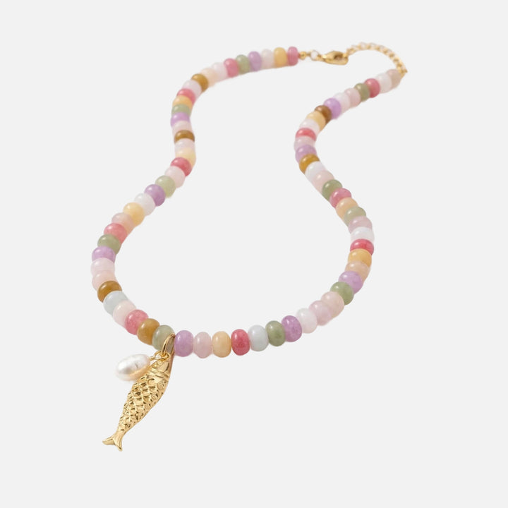 Vannie | Candy Bead Fish Necklace