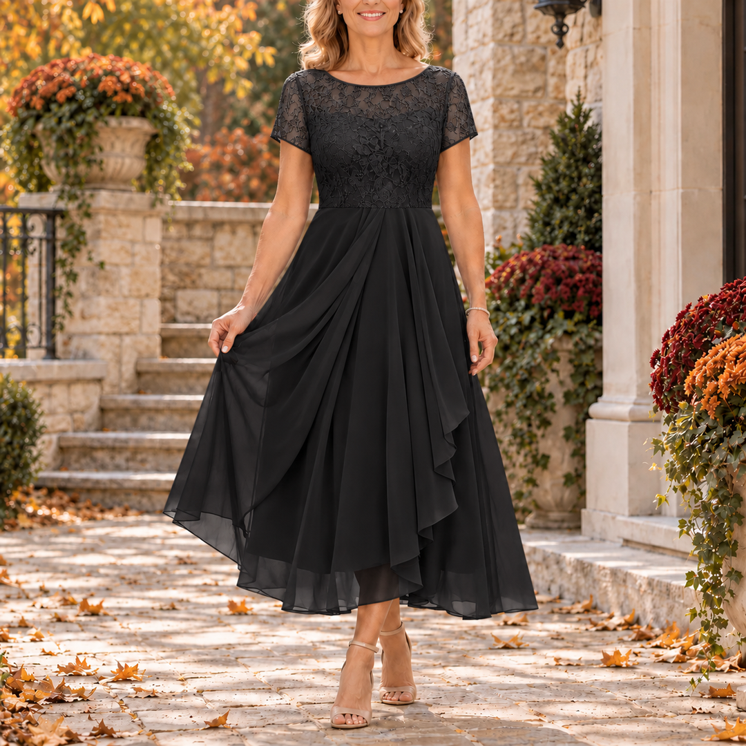Lucy | Sophisticated Floral Lace Dress
