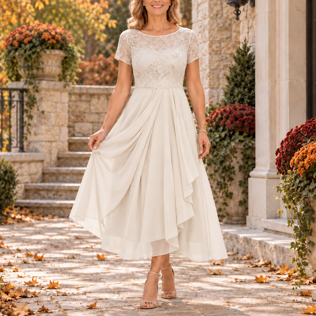 Lucy | Sophisticated Floral Lace Dress