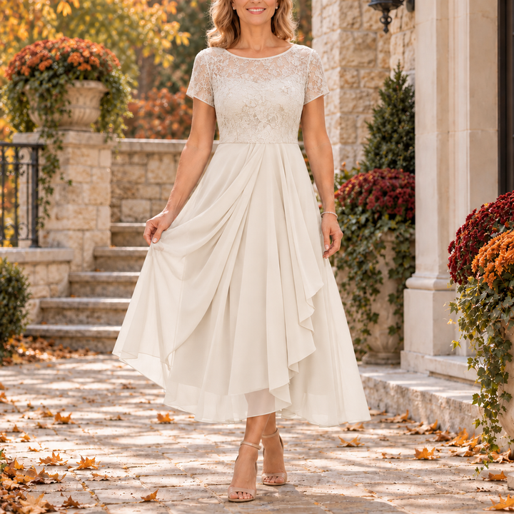 Lucy | Sophisticated Floral Lace Dress