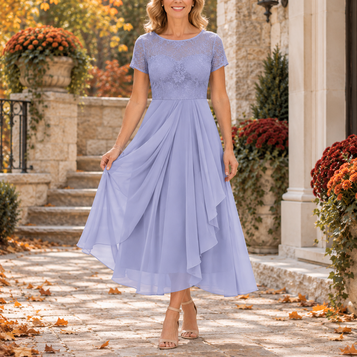 Lucy | Sophisticated Floral Lace Dress