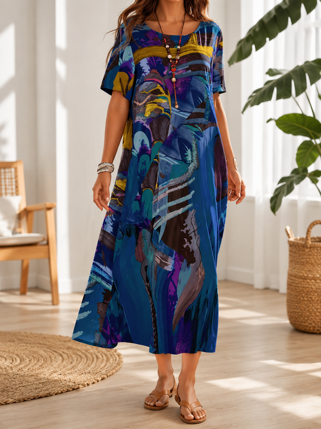 Irina | Chiffon Midi Dress