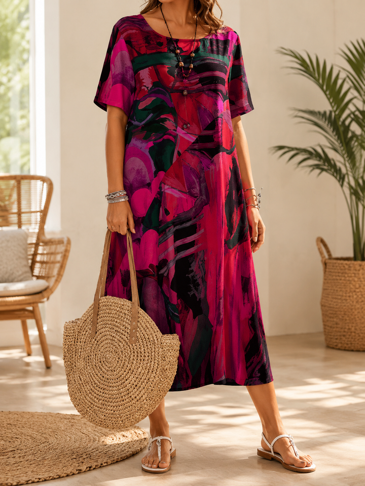 Irina | Chiffon Midi Dress
