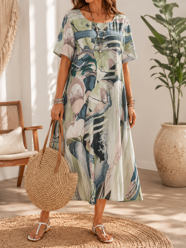 Irina | Chiffon Midi Dress