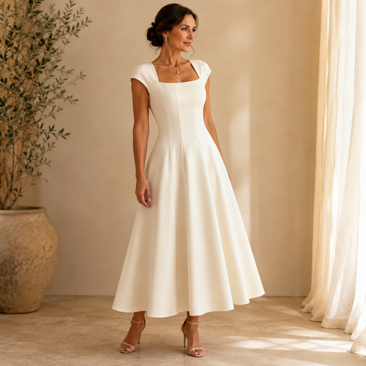 Wiveca | The Square-Neck Dress That Gives You A Waist
