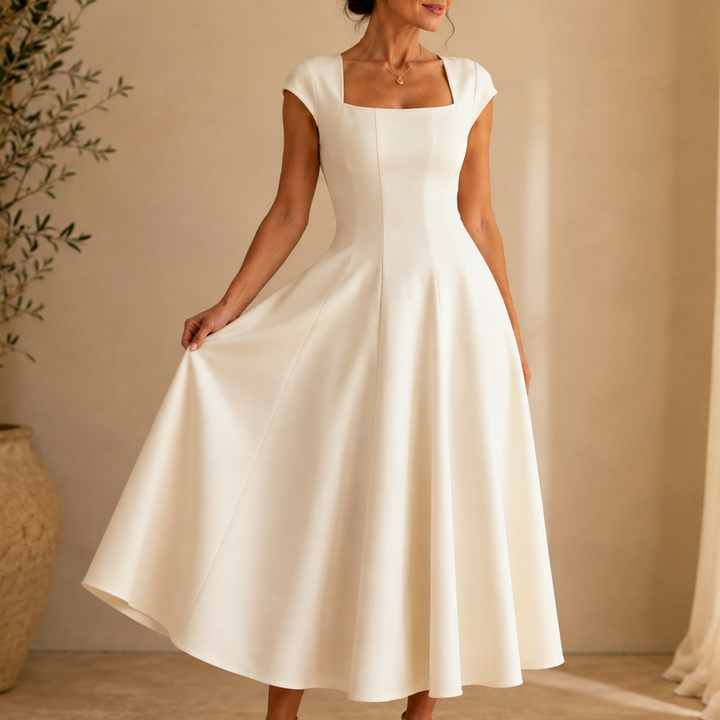 Wiveca | The Square-Neck Dress That Gives You A Waist