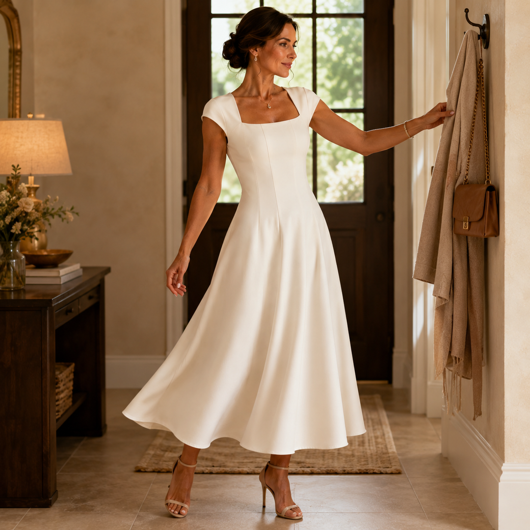 Wiveca | The Square-Neck Dress That Gives You A Waist