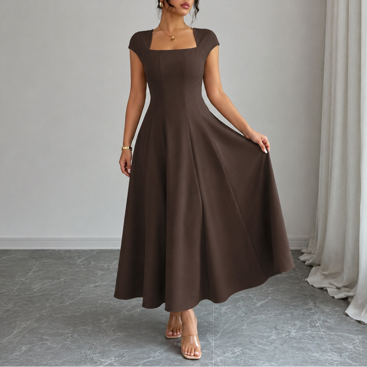 Wiveca | The Square-Neck Dress That Gives You A Waist