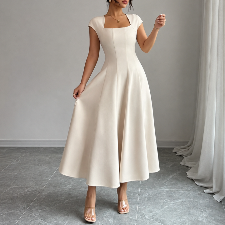 Wiveca | The Square-Neck Dress That Gives You A Waist