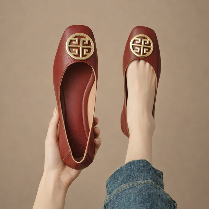 Orchard | Leather Flats