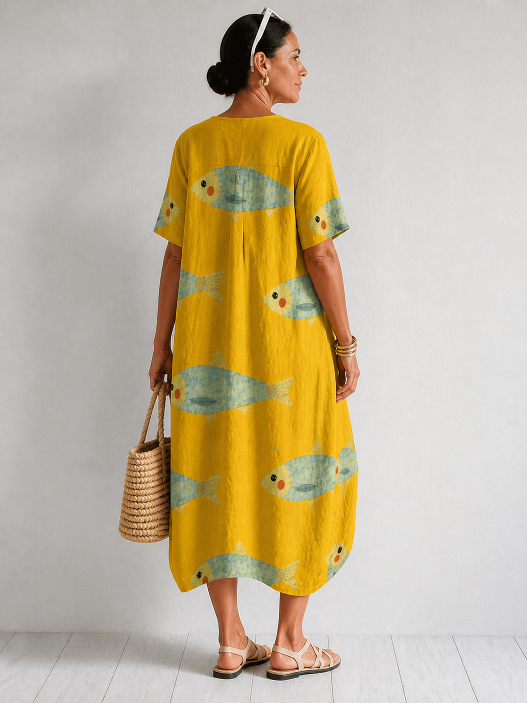 Agnes - Artistically Inspired Cotton Dress