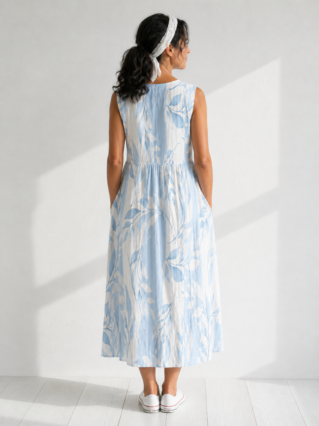 Joy Leafy Midi Dress