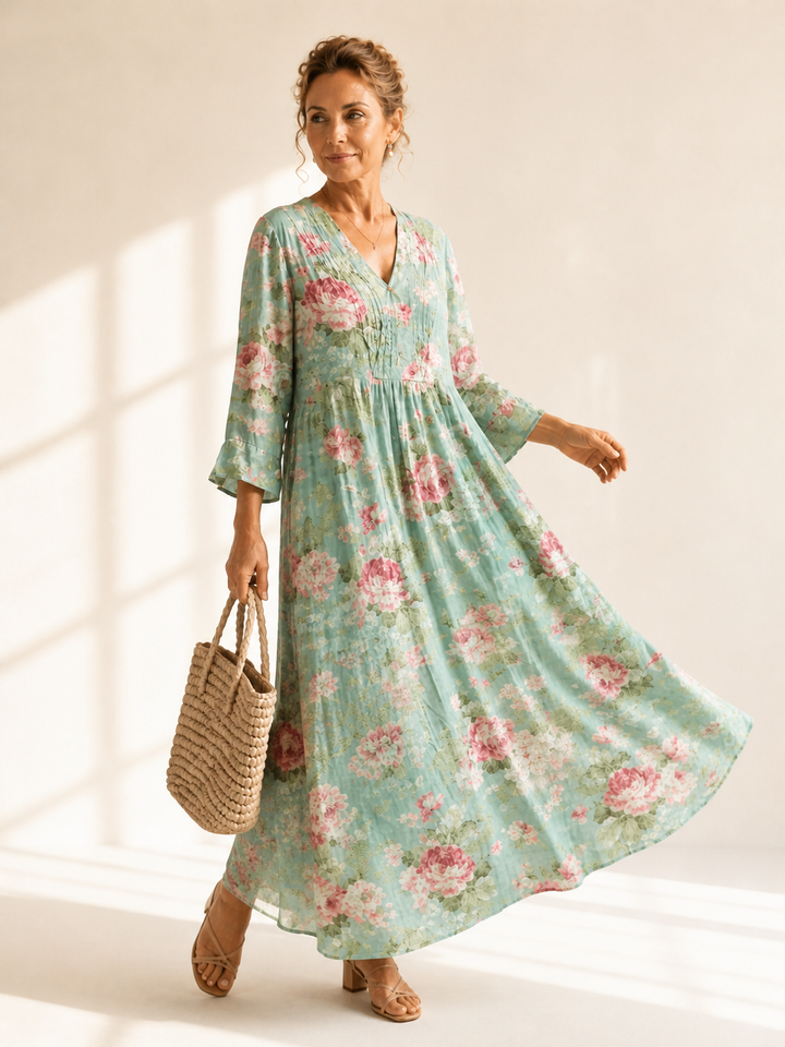 Anne - Printed Summer Dress