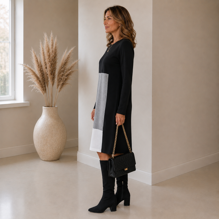 Cleo |  Colorblock Knit Dress