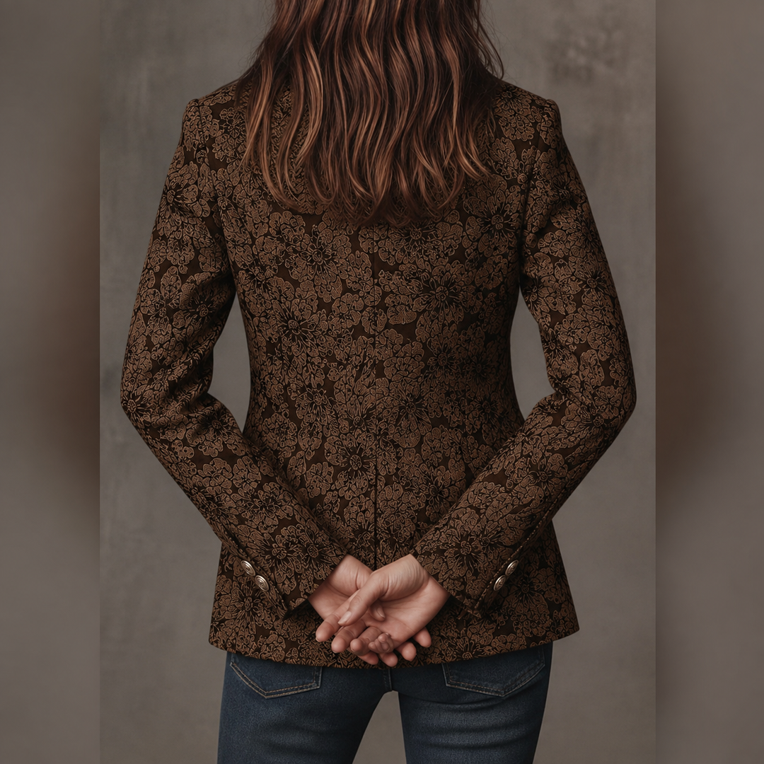 Laurina | Fitted Jacquard Blazer