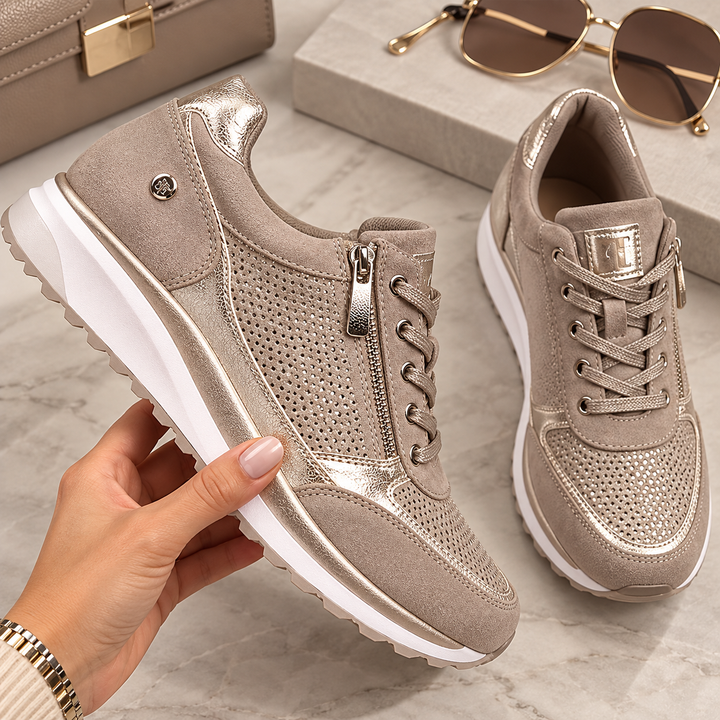 Mylah | Zip-Up Sneakers
