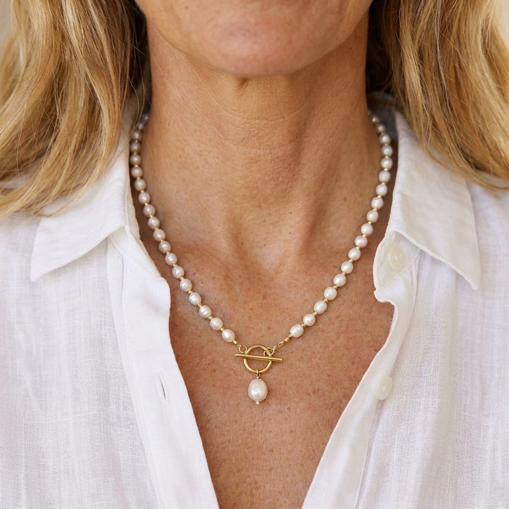 Joy | Classic Pearl Necklace