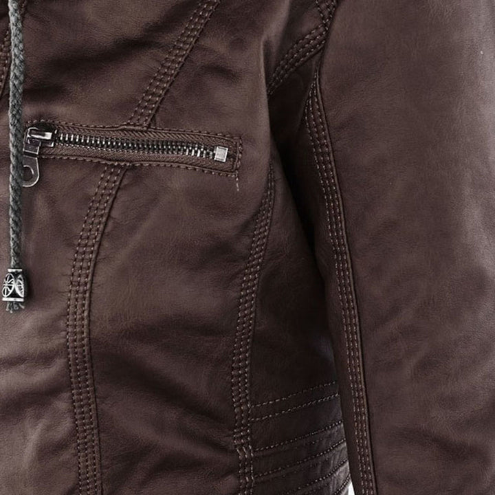 Callista | Hooded Moto Jacket