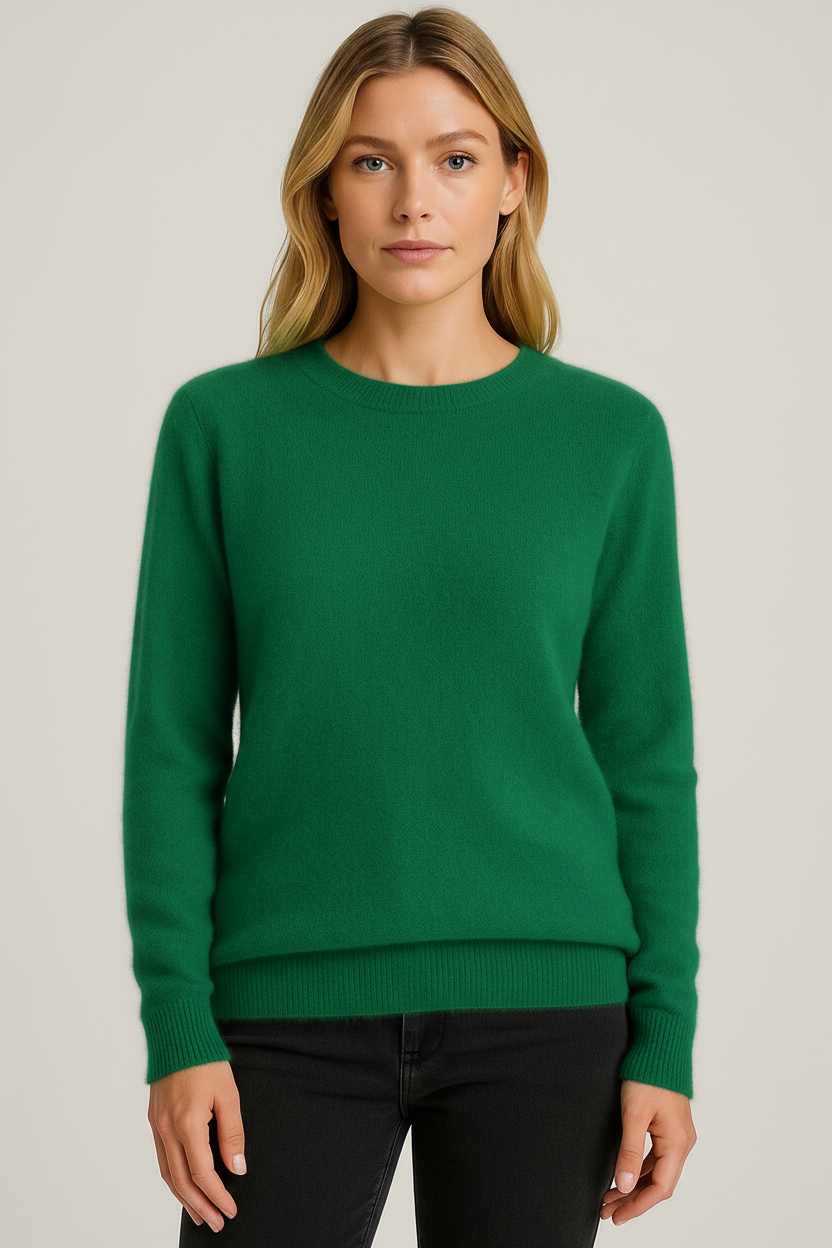 Freja | Classic Crewneck Cashmere Sweater
