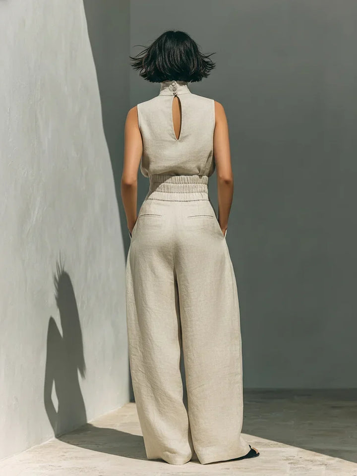 Joana | Elegant Cotton and Linen Set