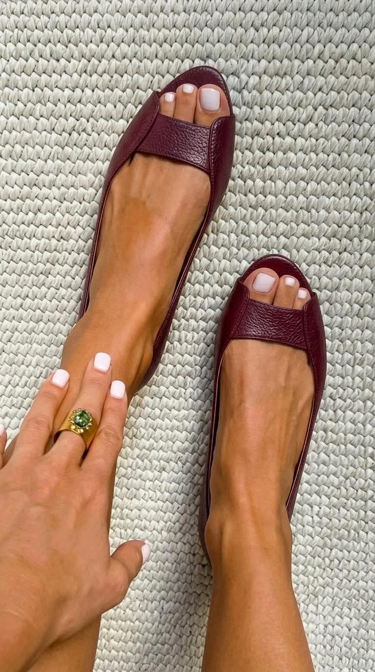 Miranda | Metallic Structured Ballerinas