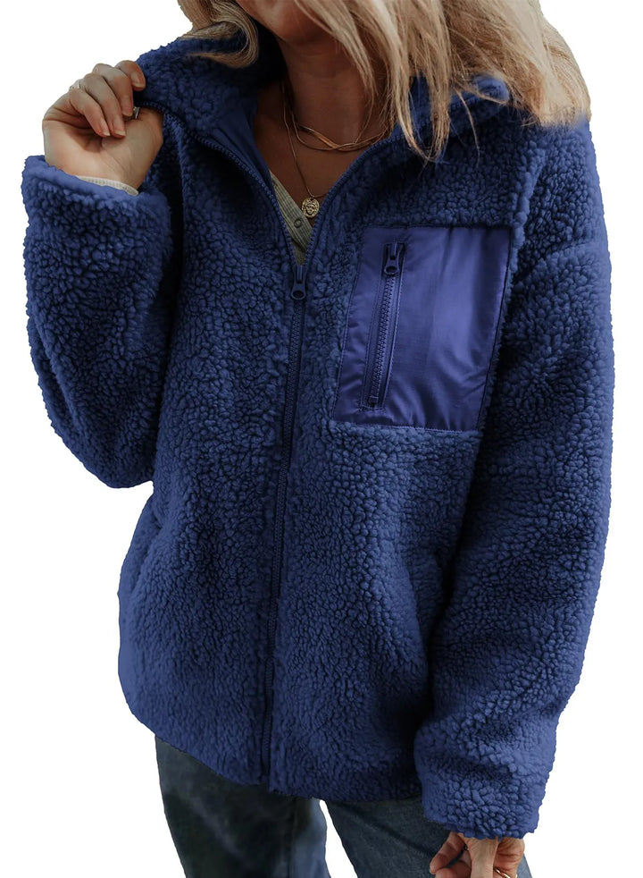 Anastasia |  Teddy Full Zipper Fleece Jacket