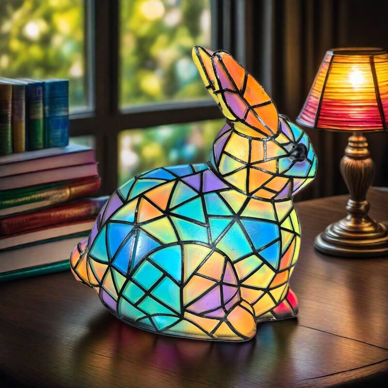 Mimi | Magical Colored Glass Rabbit Lamp