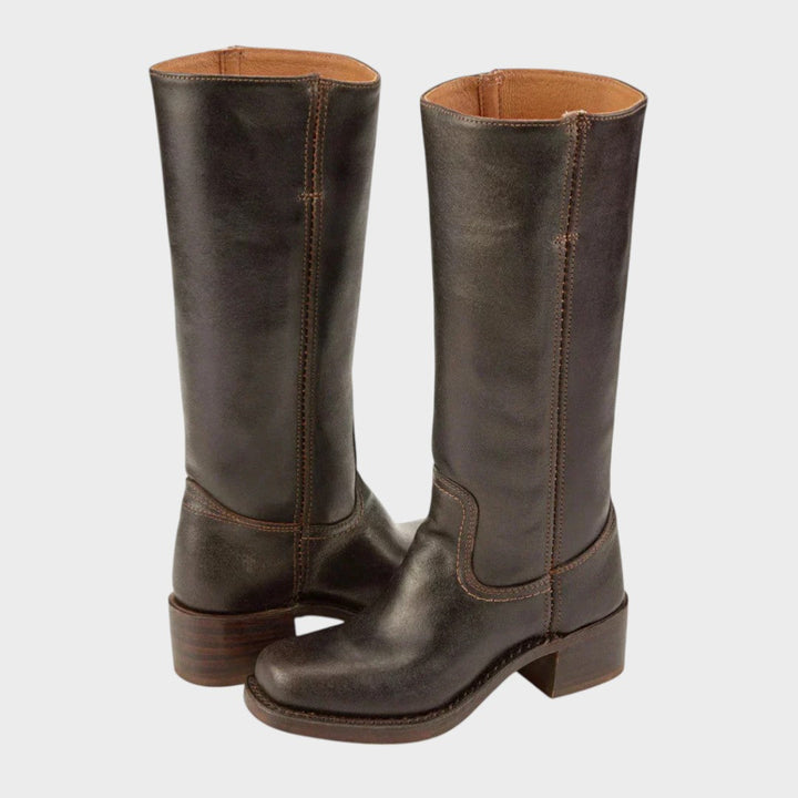Rhonda | Leather Tall Boots