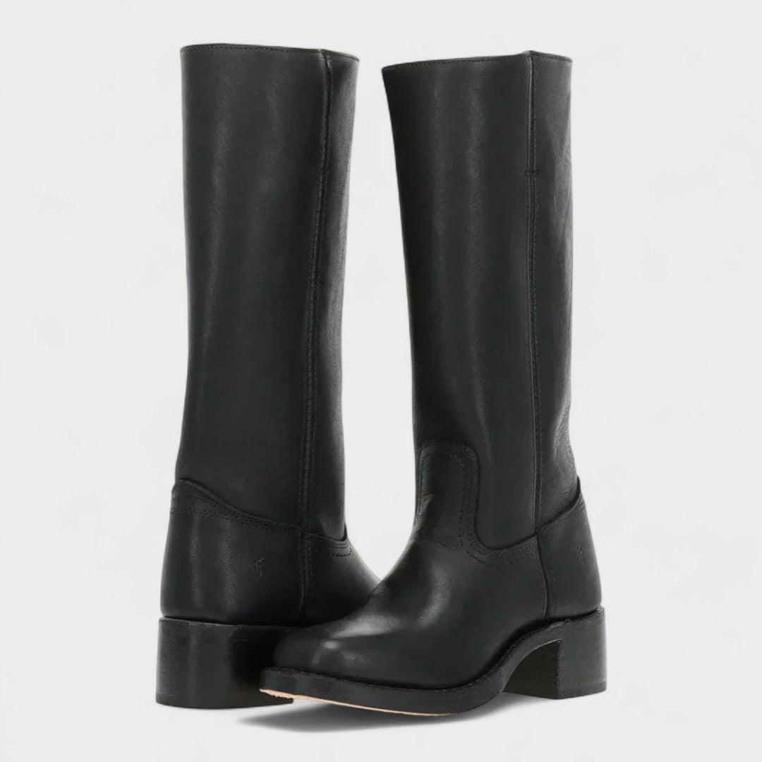 Rhonda | Leather Tall Boots