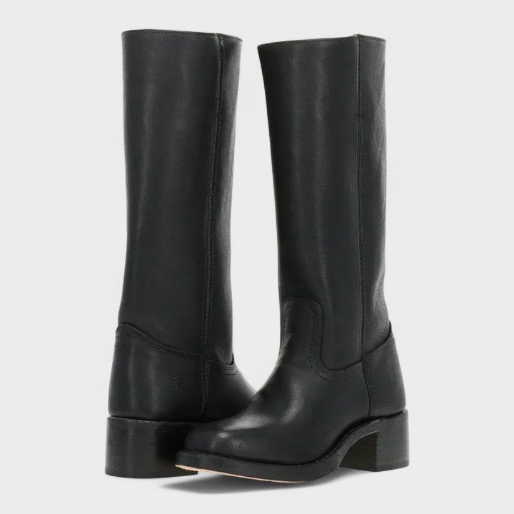 Rhonda | Leather Tall Boots
