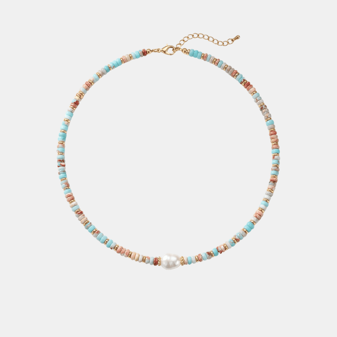 Hanna | Pastel Pearl Bead Necklace