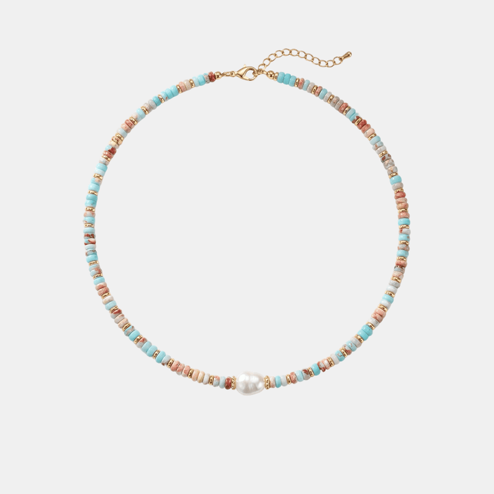 Hanna | Pastel Pearl Bead Necklace