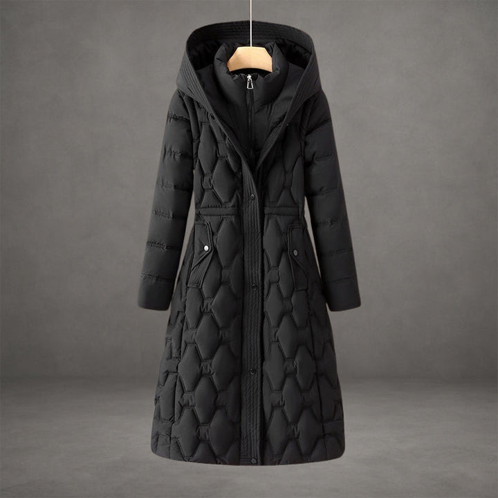 Lysandra | Longline Hooded Down Coat
