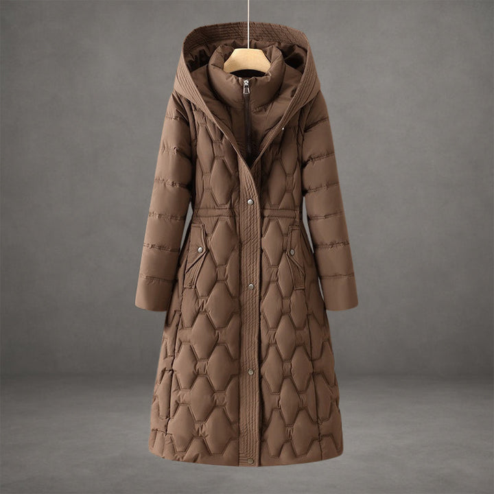 Lysandra | Longline Hooded Down Coat
