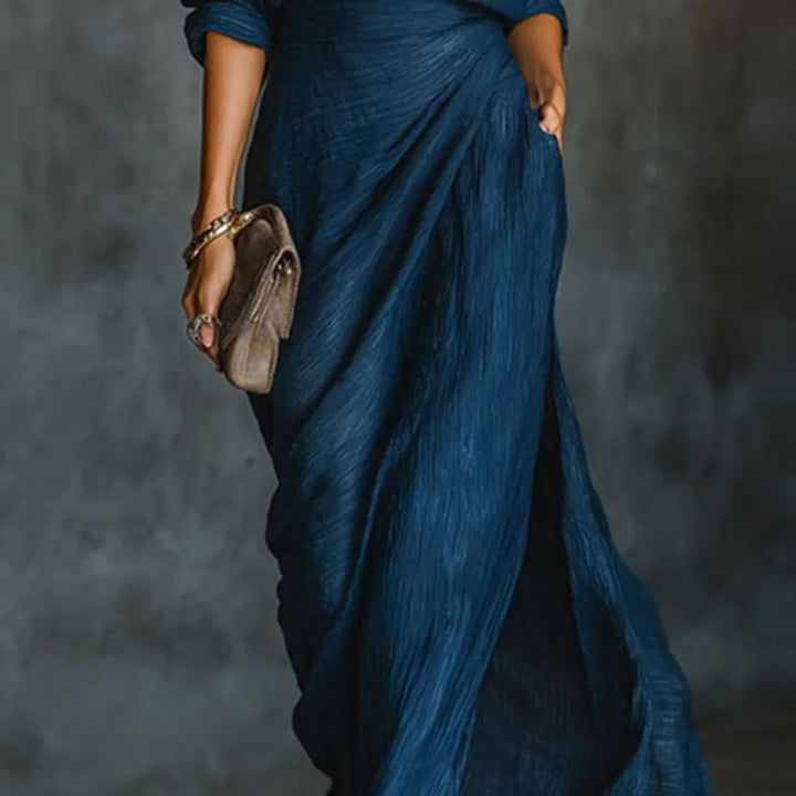 ISMERIA | PLEATED MAXI SET