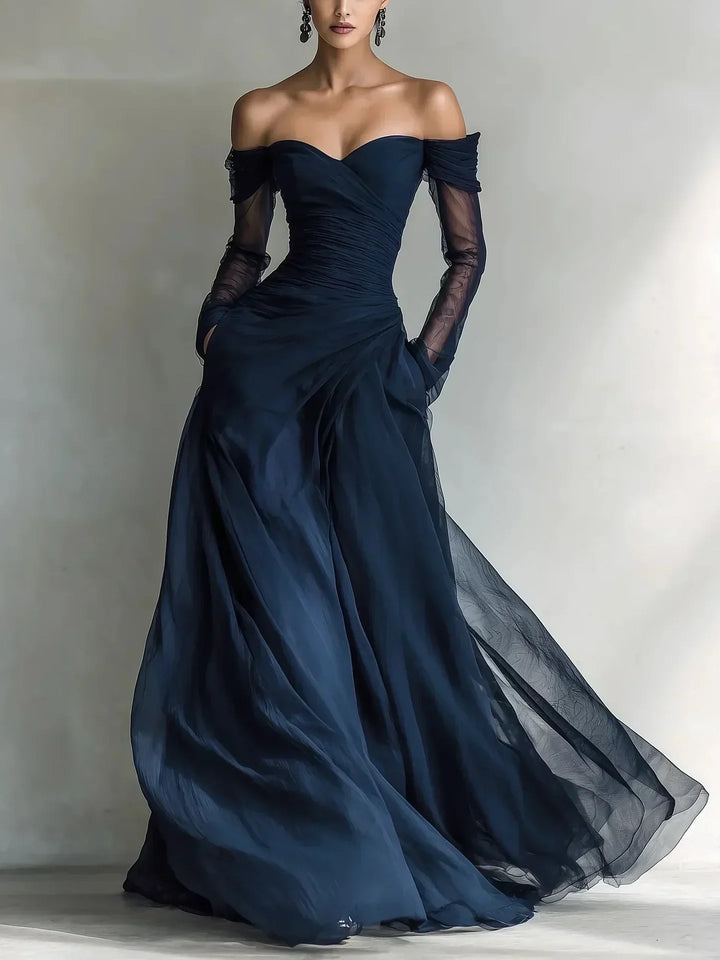 Eleonora | Long Off-Shoulder Dress