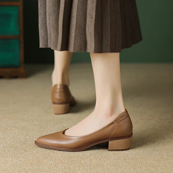 Heather | Mid Heeled Mary Janes