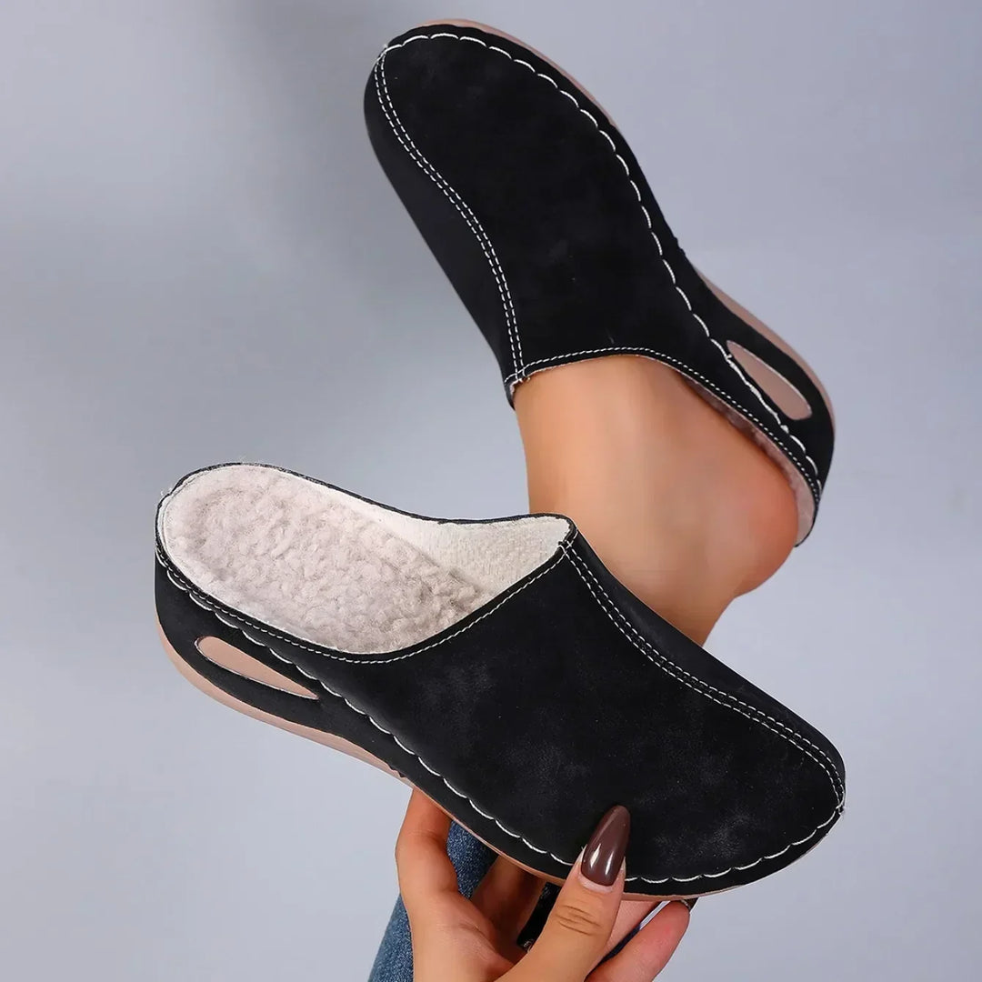 Floriana | Warm Faux-Fur Lined Slippers