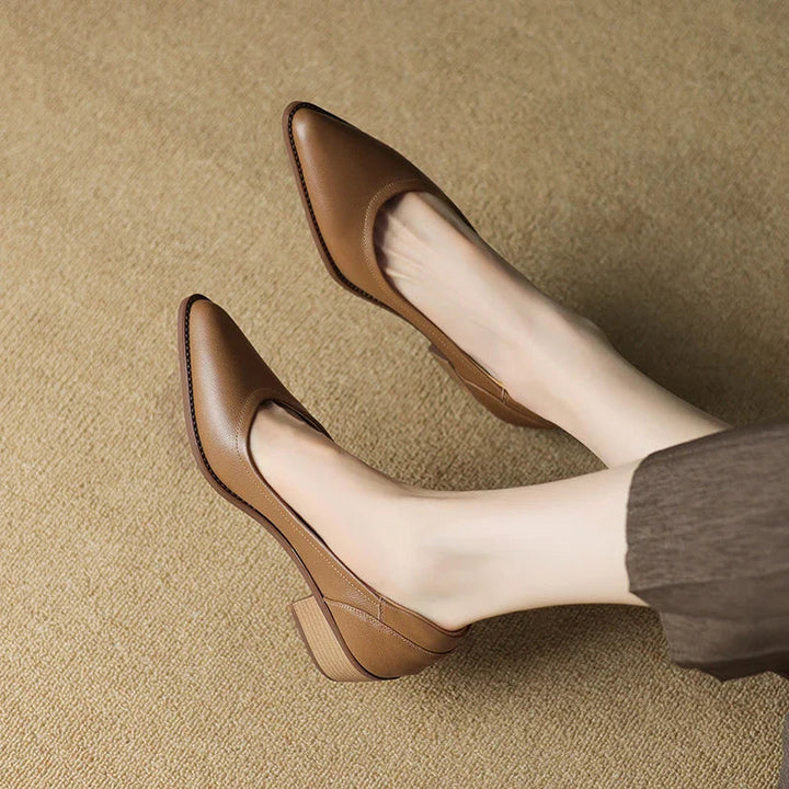 Heather | Mid Heeled Mary Janes