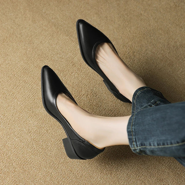 Heather | Mid Heeled Mary Janes