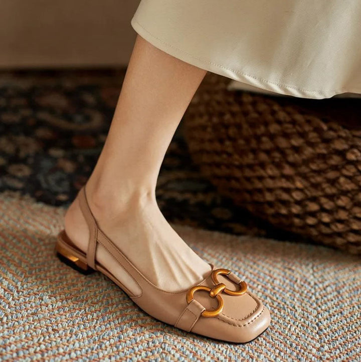 Bethina | Orthopedic Leather Buckle Sandals
