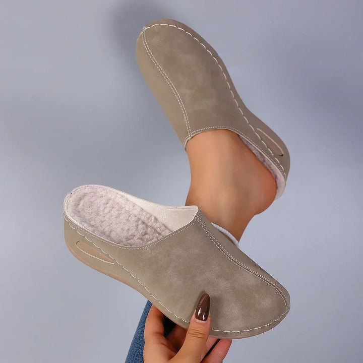 Floriana | Warm Faux-Fur Lined Slippers