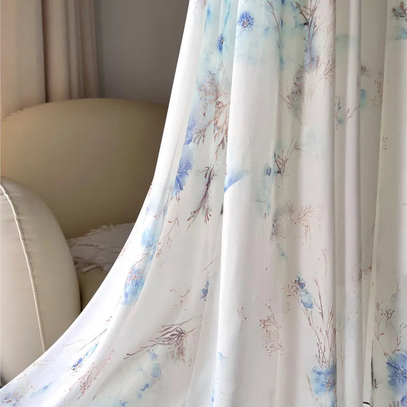 MORWENNA | LONG DRESS WITH FLORAL PATTERN