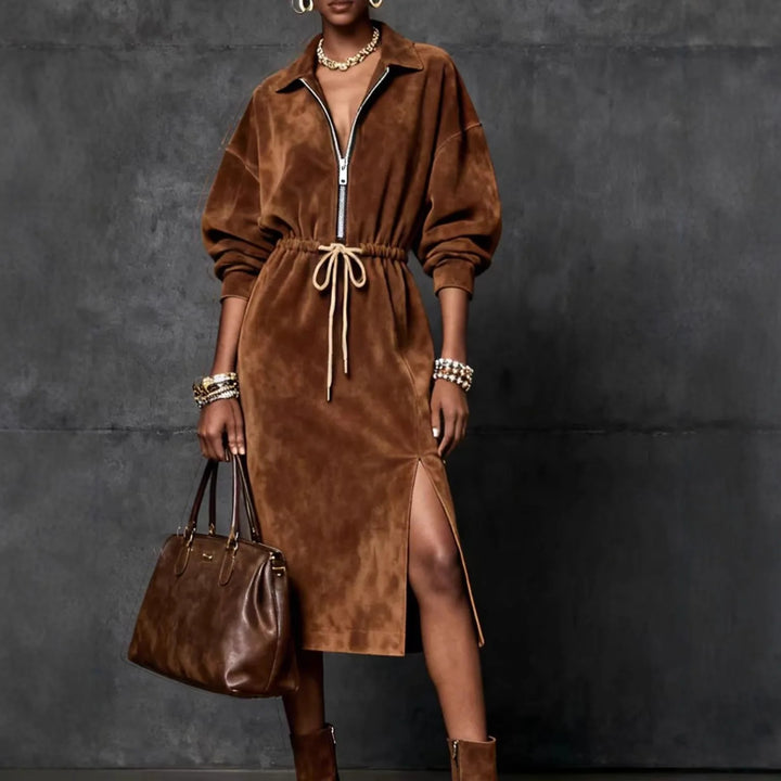 Benita | Elegant Tie-Waist Midi Dress