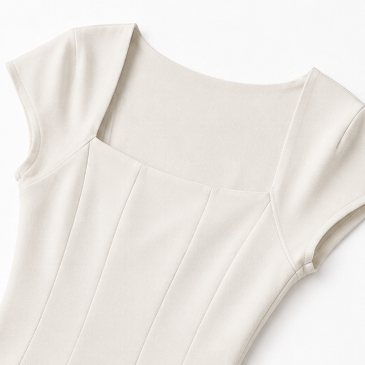 Wiveca | The Square-Neck Dress That Gives You A Waist